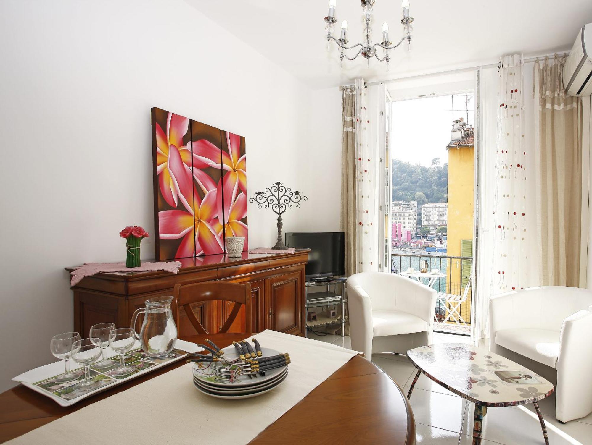 Aigue-Marine - Superbe Appartement Vue Mer 4 Personnes Au Port De 尼斯 外观 照片
